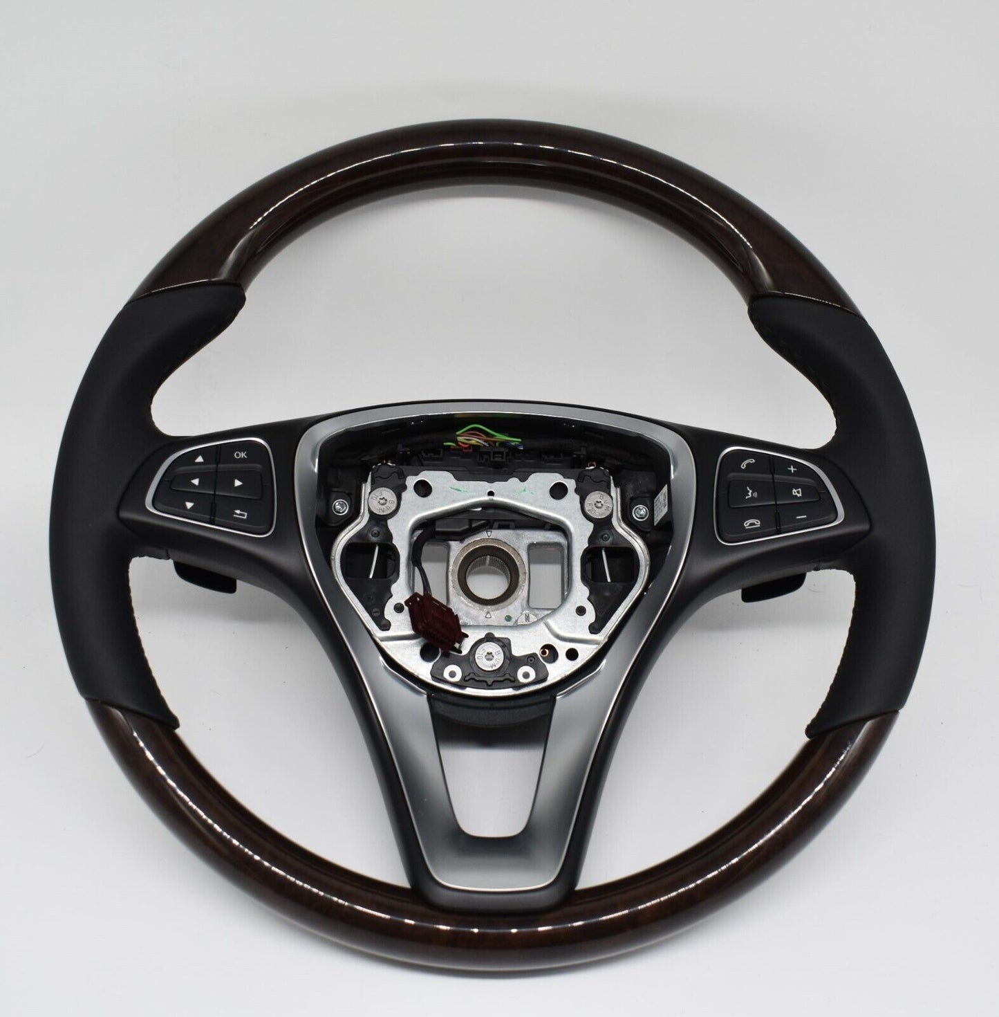 Mercedes Holzlenkrad Wurzelnuss w213 GLS 218 V klasse w447 w292 a0024602403