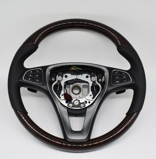 Mercedes Holzlenkrad Wurzelnuss w213 GLS 218 V klasse w447 w292 a0024602403