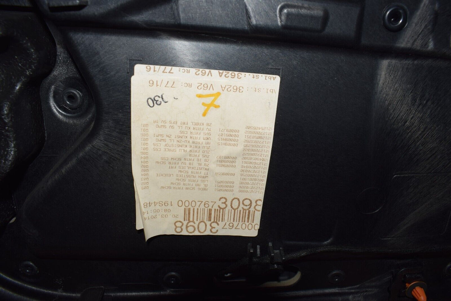 Original Mercedes w212 E Klasse Türverkleidung Türpappe vorne rechts