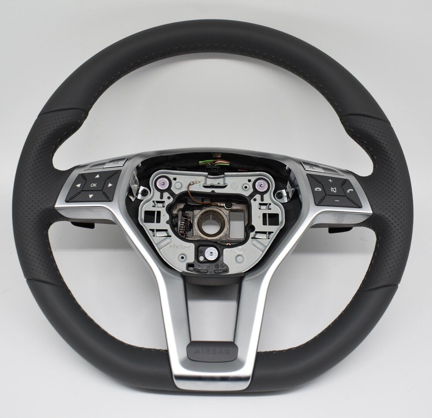 Original Mercedes SLK R172 172 Lederlenkrad a1724604203 Lenkrad Muschelgrau