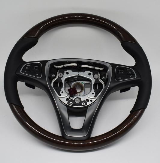Original Mercedes E Klasse w213 Holzlenkrad a0014604303 Lenkrad Wurzelnuss