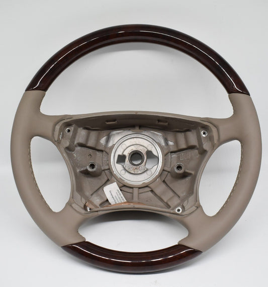 Original Mercedes Holzlenkrad w220 Leder Stone Wurzelnuss a2204601203
