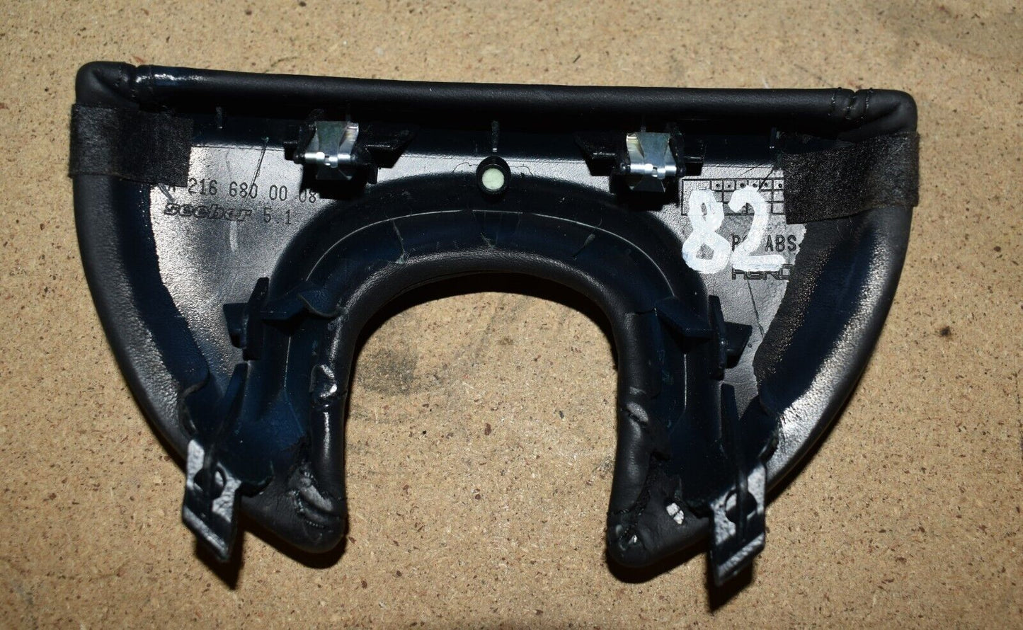 Original Mercedes CL W216 a2166800008 Abdeckung Mittelkonsole vorne Nappa Leder