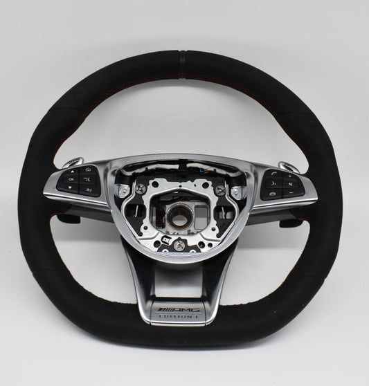 Mercedes Lenkrad AMG Lenkrad GT c190 Alcantara a1904600600 Alcantara Rot Spur