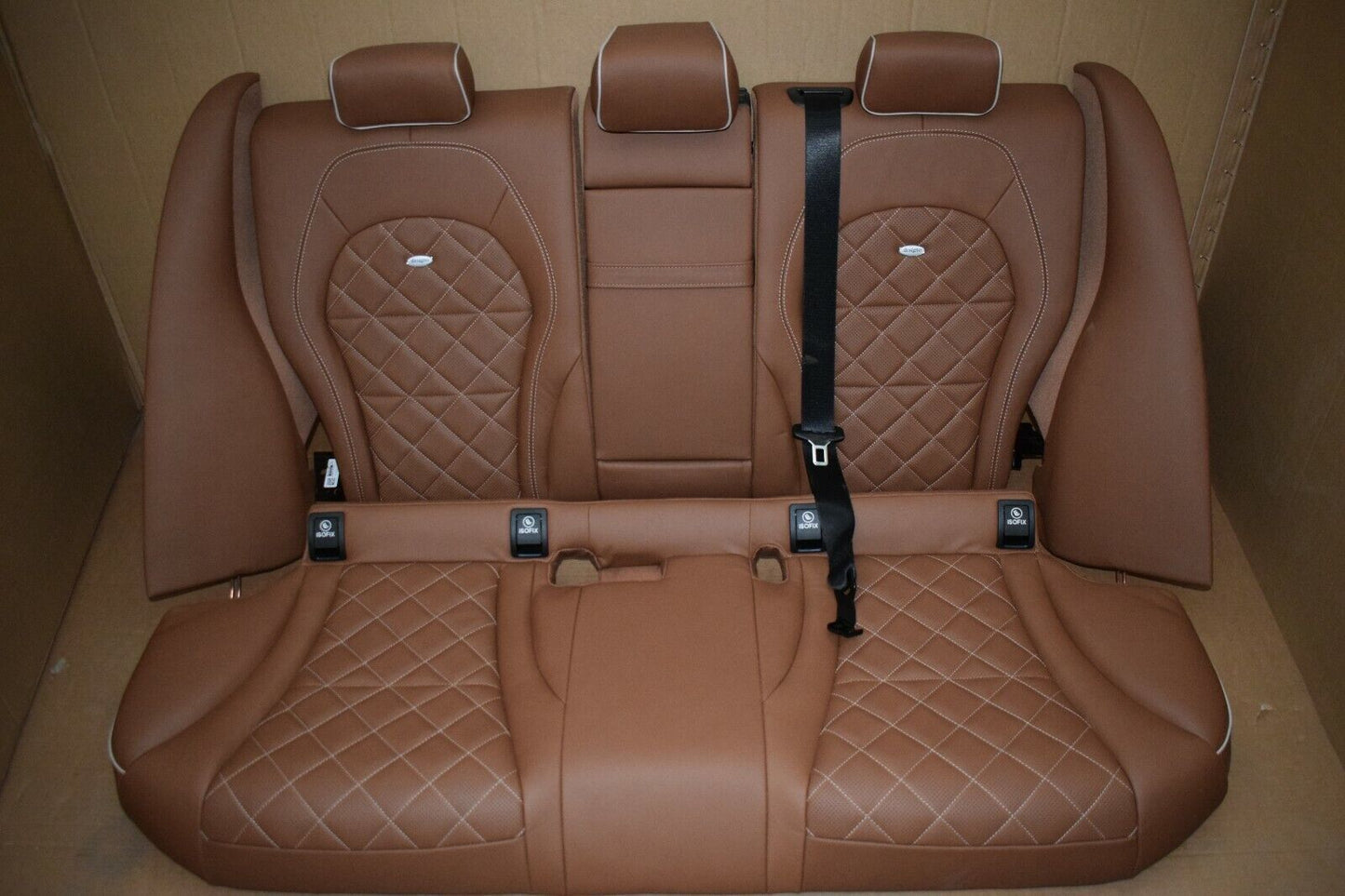 Mercedes w205 C Klasse 205 Ausstattung Designo Sitze Leder Sattelbraun AMG Limo