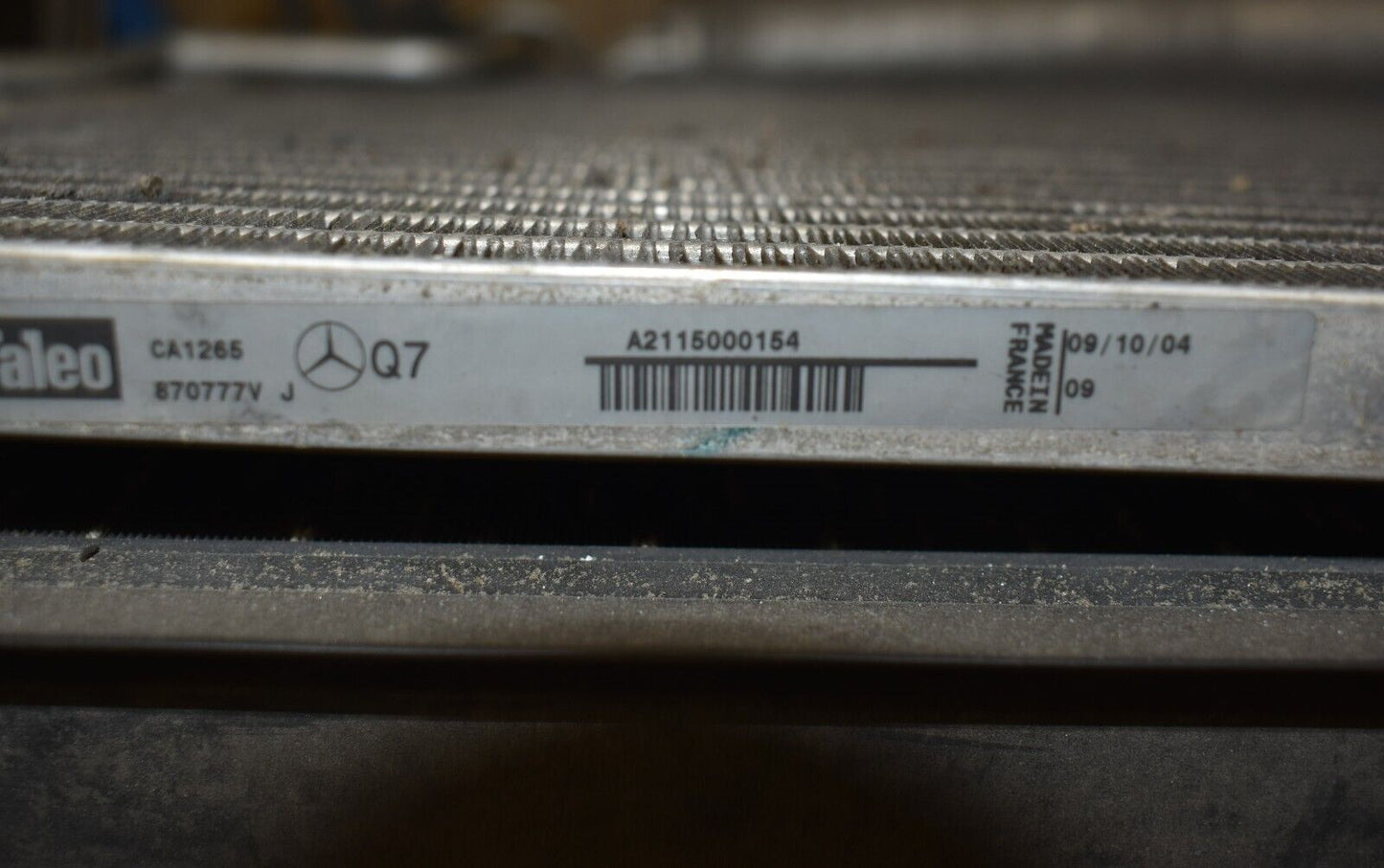 Original Mercedes E Klasse w211 CLS w219 Kondensator a2115000154
