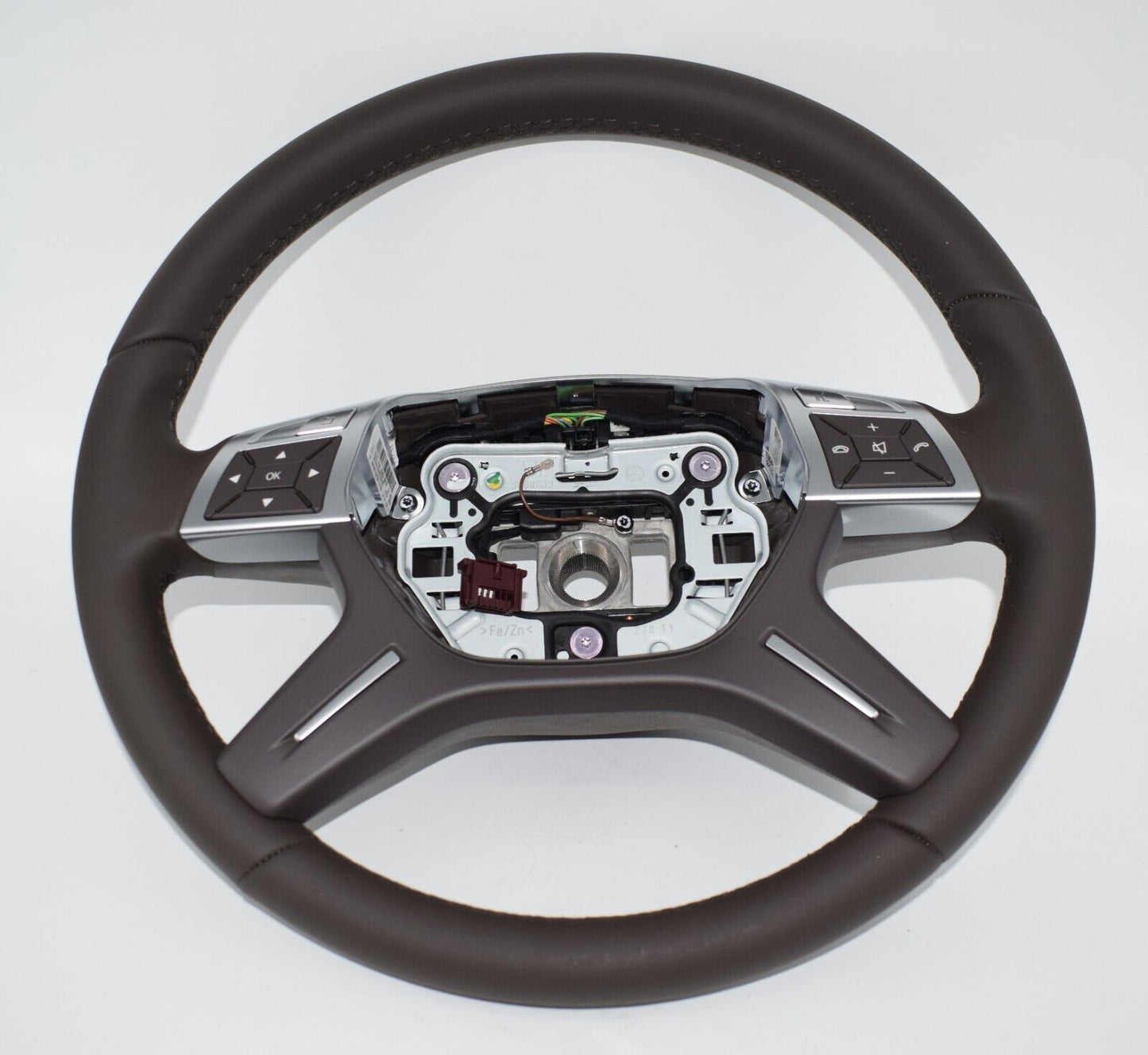 Original Mercedes c Klasse w204 Lederlenkrad Moccabraun a2464602203