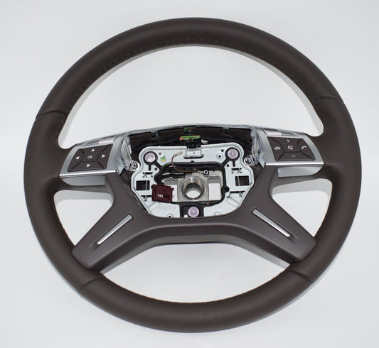 Original Mercedes c Klasse w204 Lederlenkrad Moccabraun a2464602203