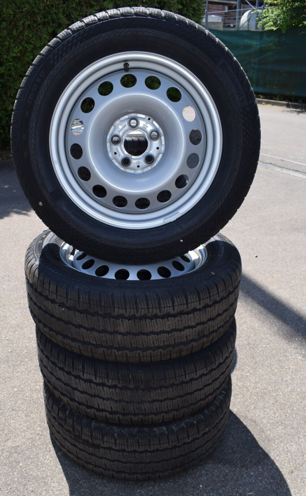 Mercedes w447 allwetterreifen schneeflockensymbol 235 55 17 v klasse vito mixto