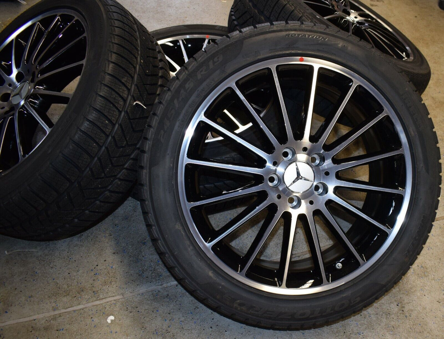 Original Mercedes Felgen V klasse w447 Winterreifen 245 45 19 Marco polo Räder