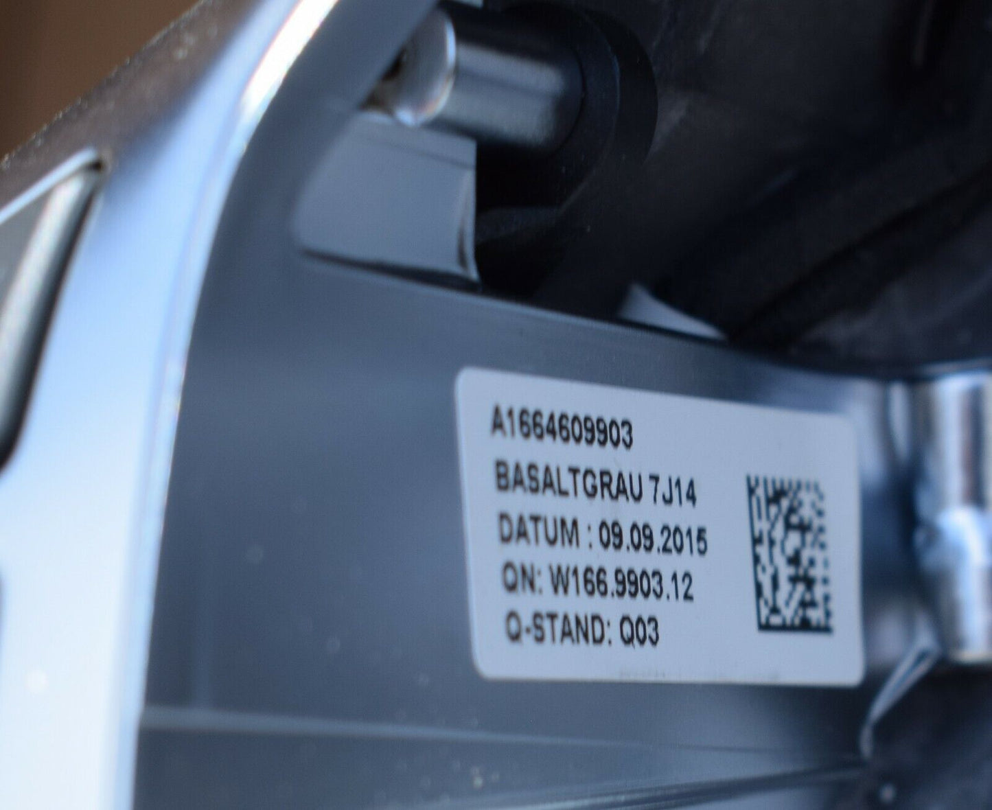 Original Mercedes w166 Holzlenkrad GL ML A1664609903 7J14 basaltgrau Holz