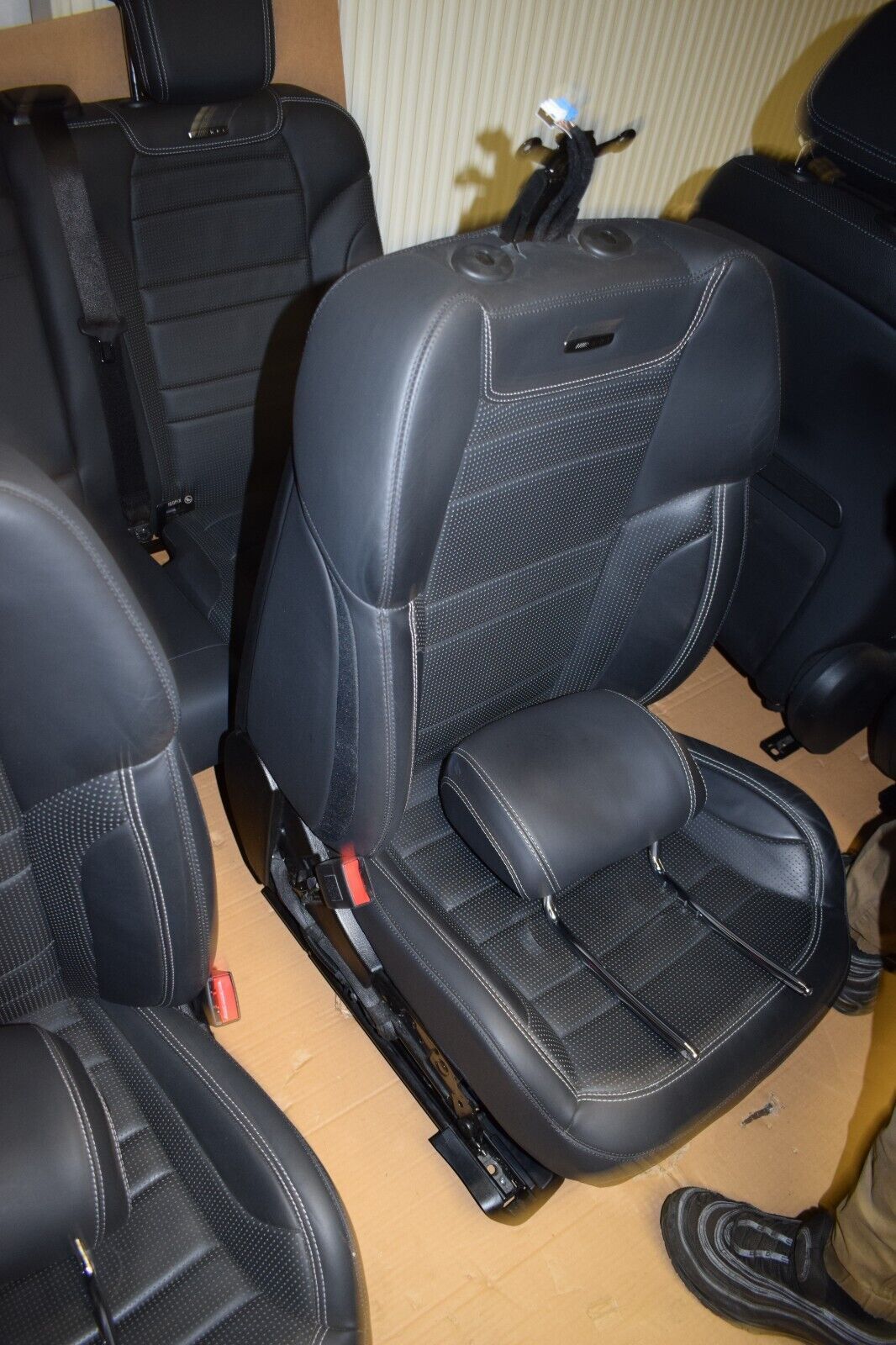 Original Mercedes GLE w166 AMG Sitze Ledersitze schwarz Sitzgarnitur
