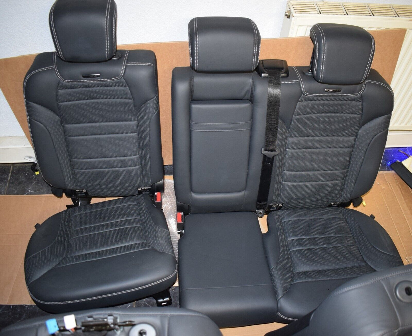 Original Mercedes GLE w166 AMG Sitze Ledersitze schwarz Sitzgarnitur
