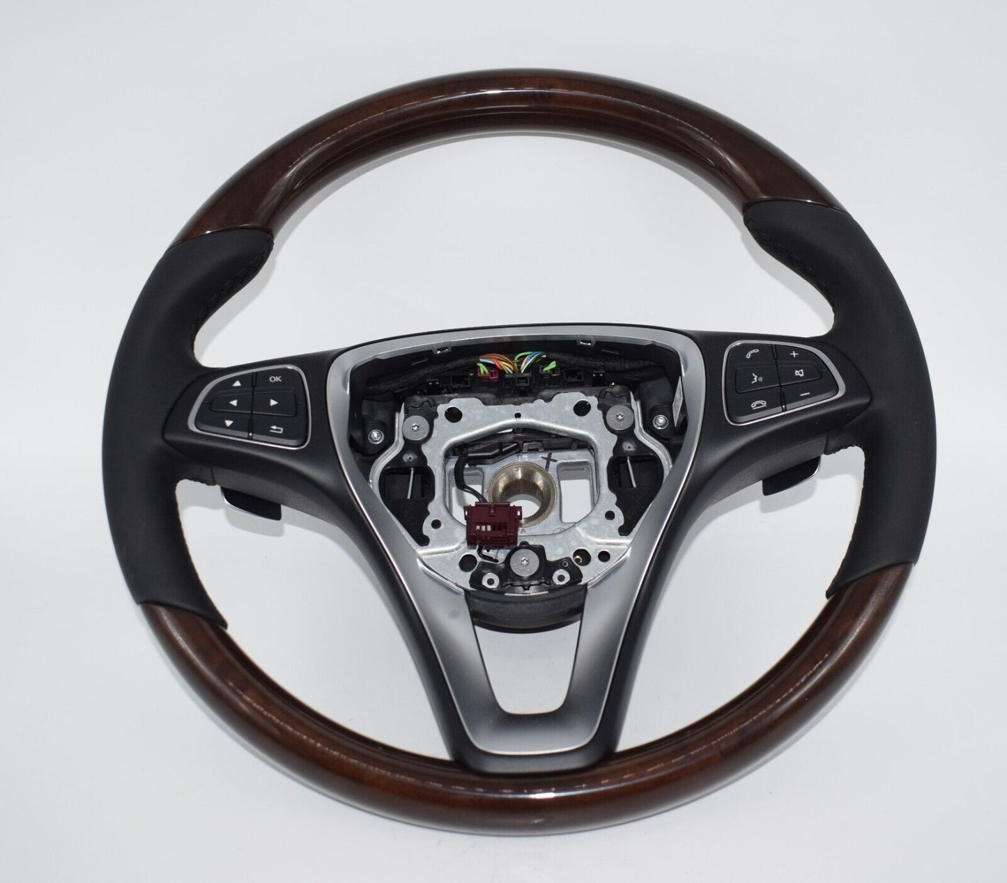 Original Mercedes Holzlenkrad V Klasse Lederlenkrad w447 a0024603303 schwarz