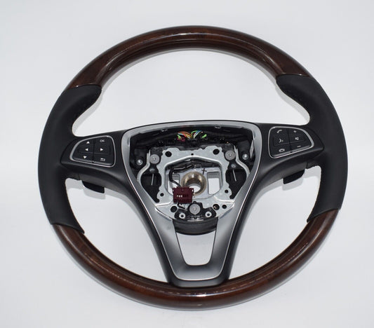 Original Mercedes Holzlenkrad V Klasse Lederlenkrad w447 a0024603303 schwarz