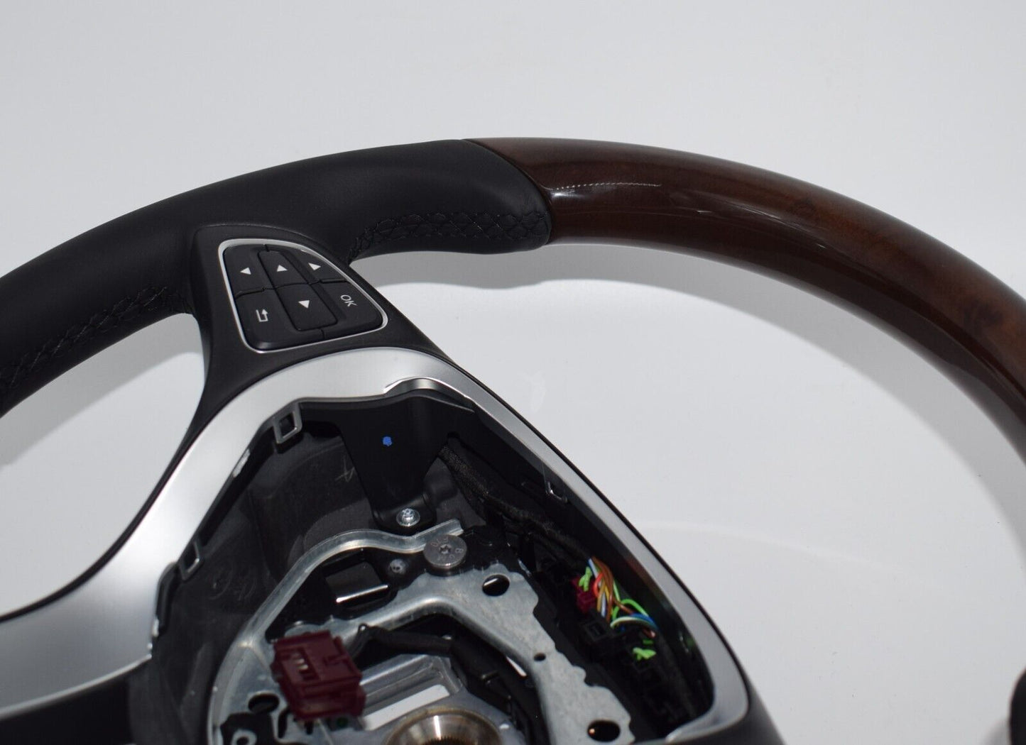 Original Mercedes Holzlenkrad V Klasse Lederlenkrad w447 a0024603303 schwarz