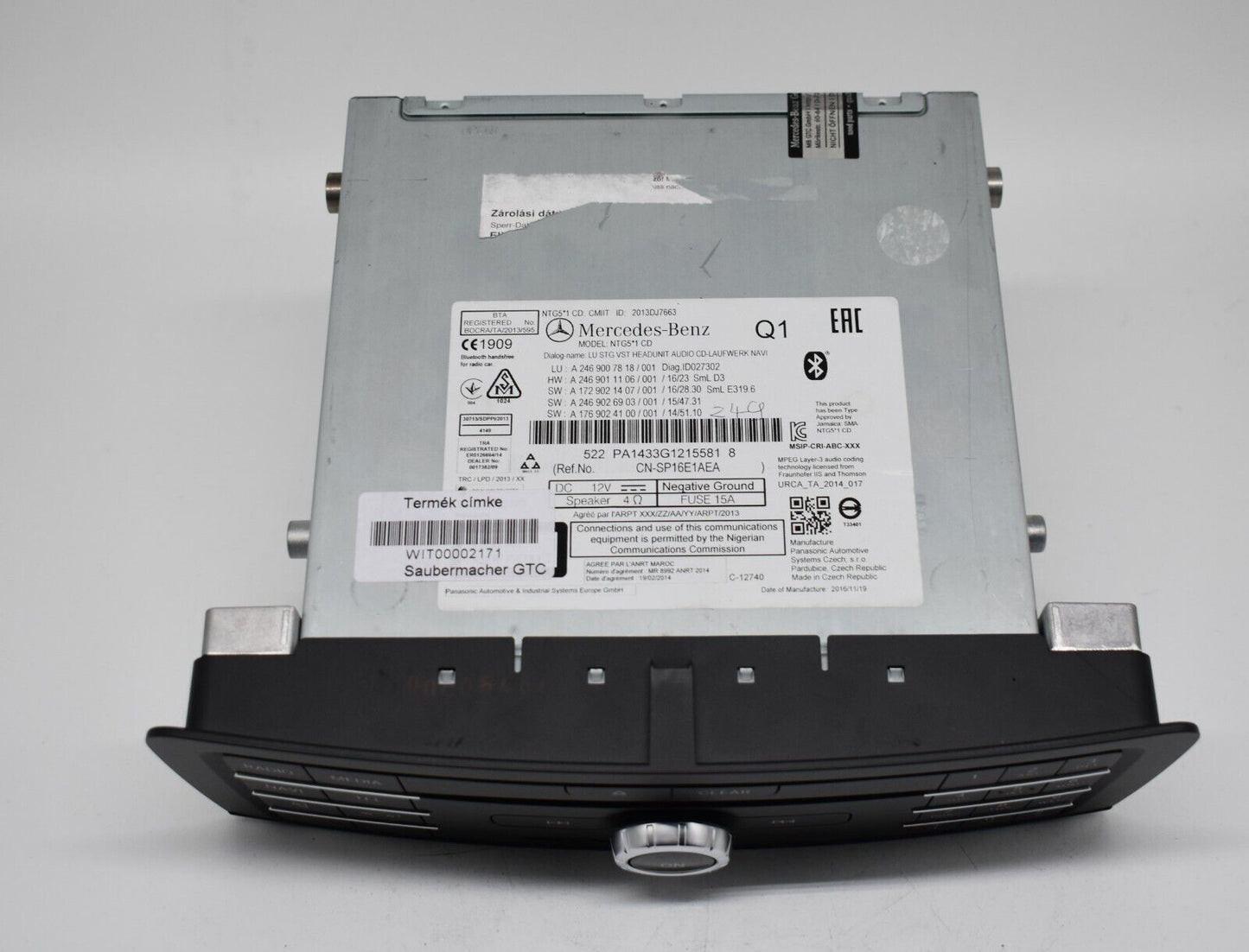 Original Mercedes w176 w117 Navi Navigationsgerät A2469007818 Radio Audio Comand