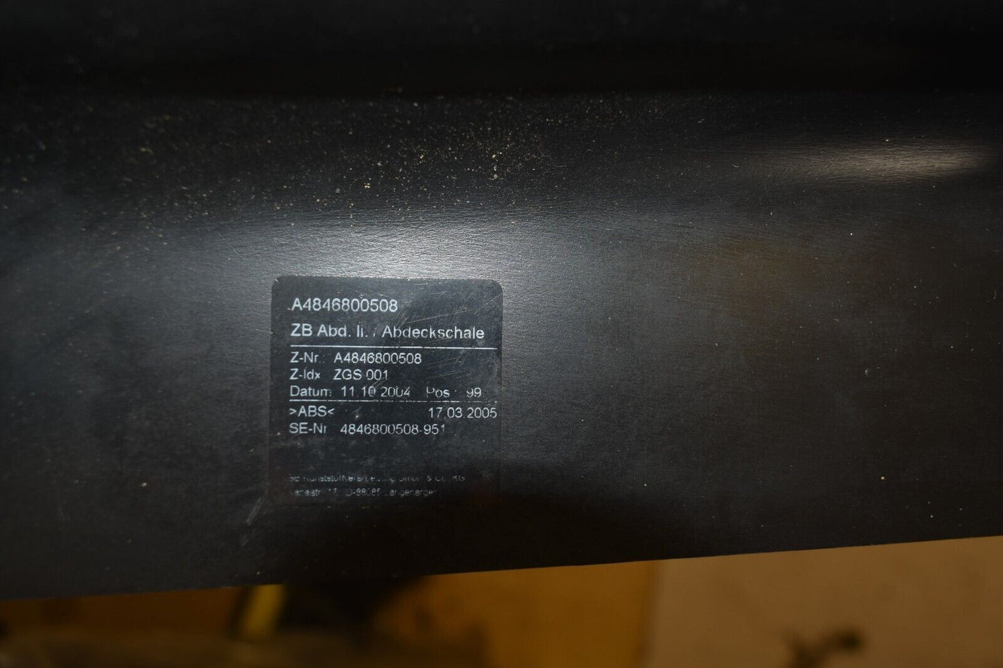 Original Mercedes G Klasse Verkleidung a4846800508