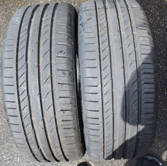 2x Continental 225 45 17 91W MOE Runflat 2014 7,5mm