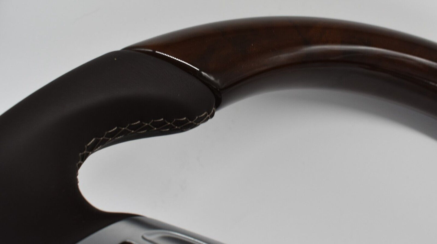 Original Mercedes Holzlenkrad wR231 SL a2314602603 Espressobraun Spurassistent