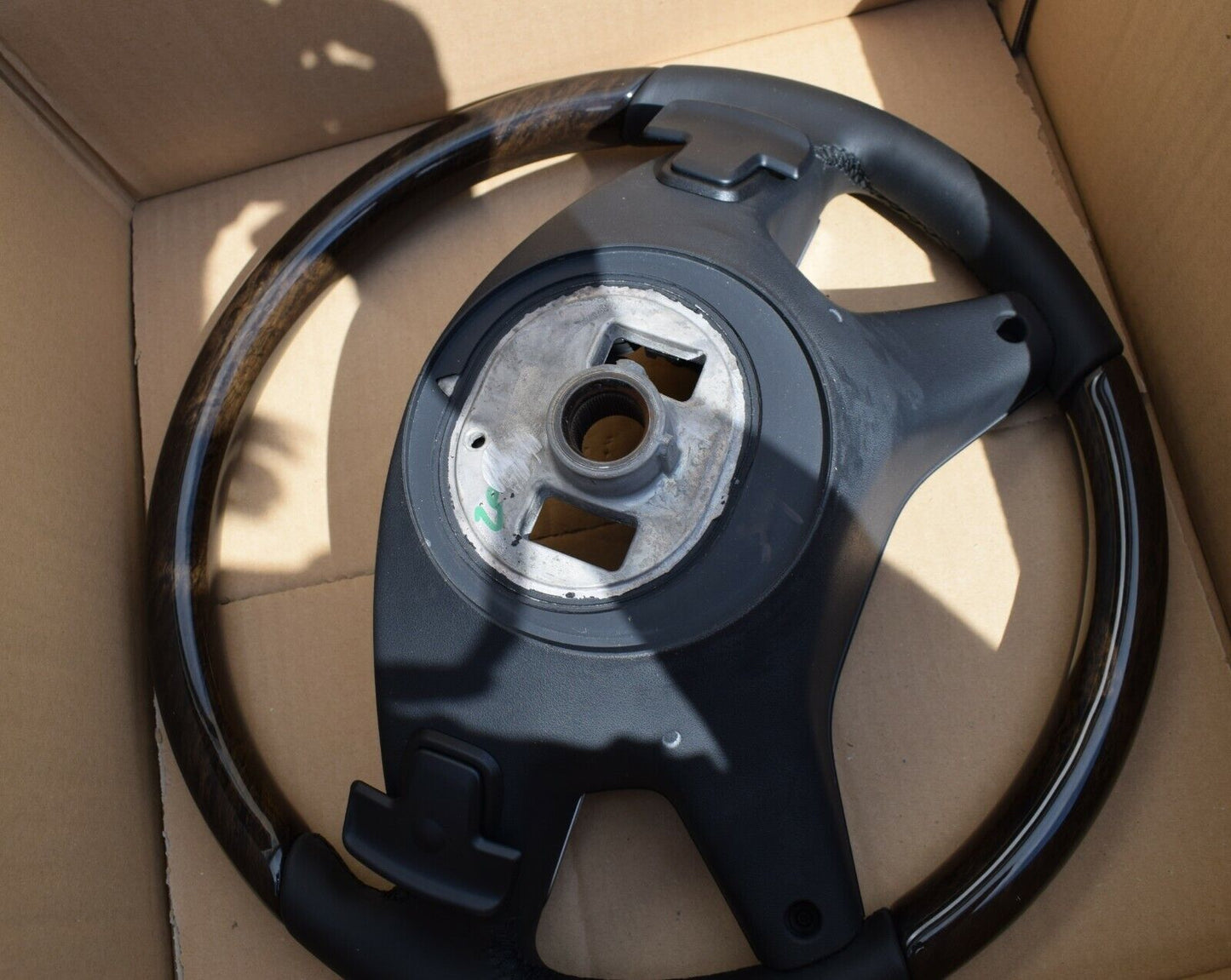 Original Mercedes w166 Holzlenkrad GL ML A1664609903 9E38 schwarz Holz