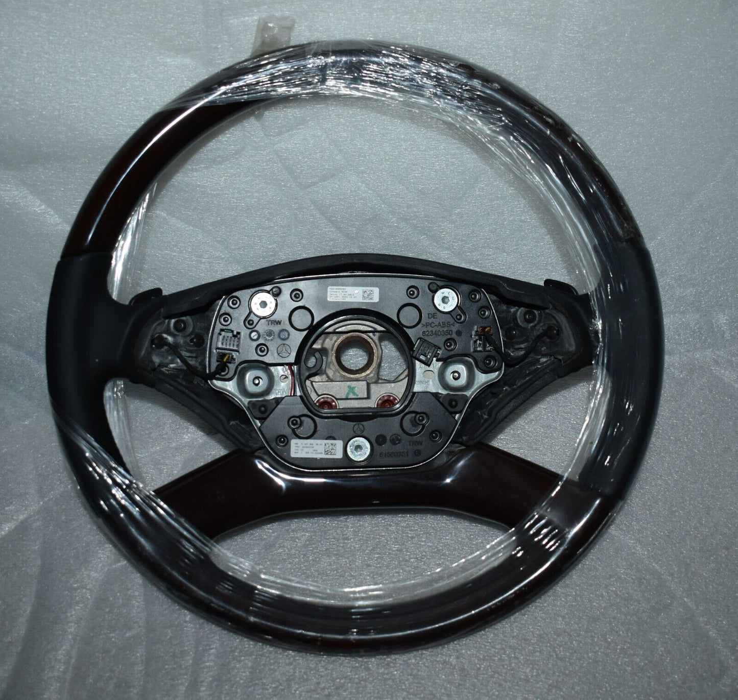 Original Mercedes w221 Facelift Holzlenkrad a2214609203 Schwarz Wurzelnuss CL