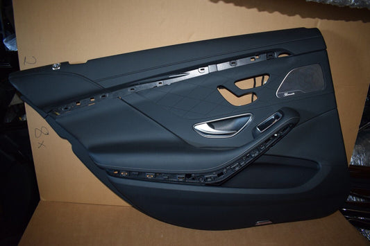 Original Mercedes w222 S Klasse Türverkleidung Türpappe hinten links