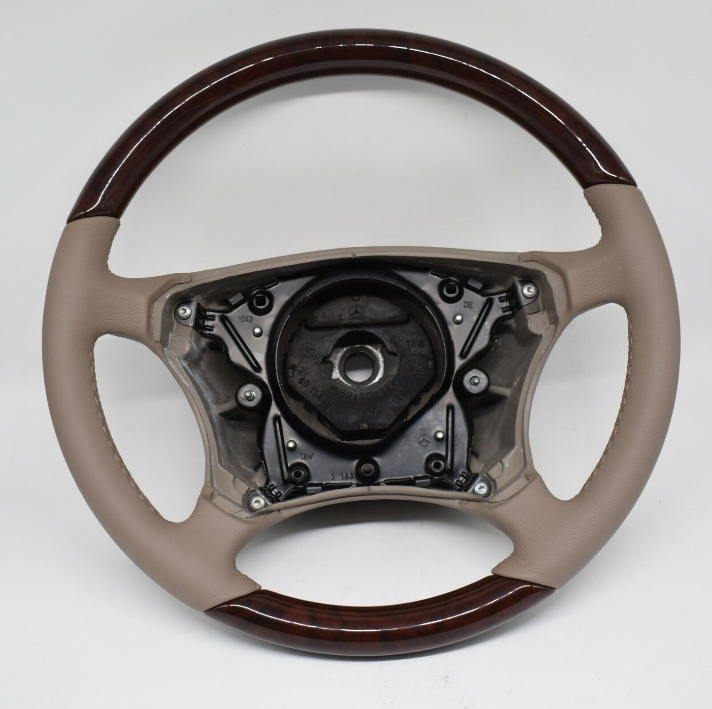 Original Mercedes Holzlenkrad w220 S Klasse CL w215 Leder Lenkrad