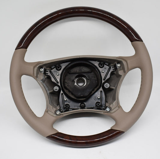 Original Mercedes Holzlenkrad w220 S Klasse CL w215 Leder Lenkrad