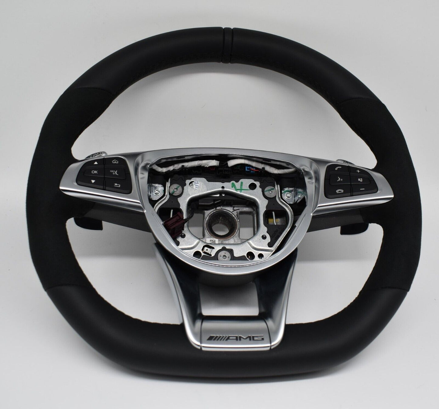 Original Mercedes AMG C63 C Klasse Lenkrad Alcantara schwarz a2054602603 GLC63