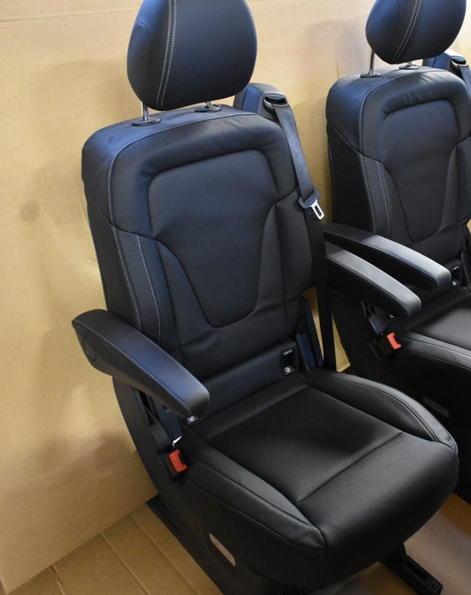 1x Mercedes w447 Einzelsitz Leder V Klasse Beheizt belüftet v300 Marco polo sitz