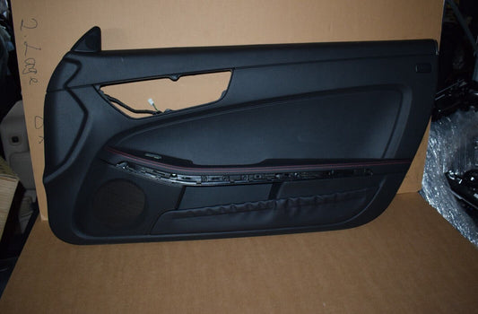 Original Mercedes SLK R172 Türpappen Türverkleidung schwarz rot rechts