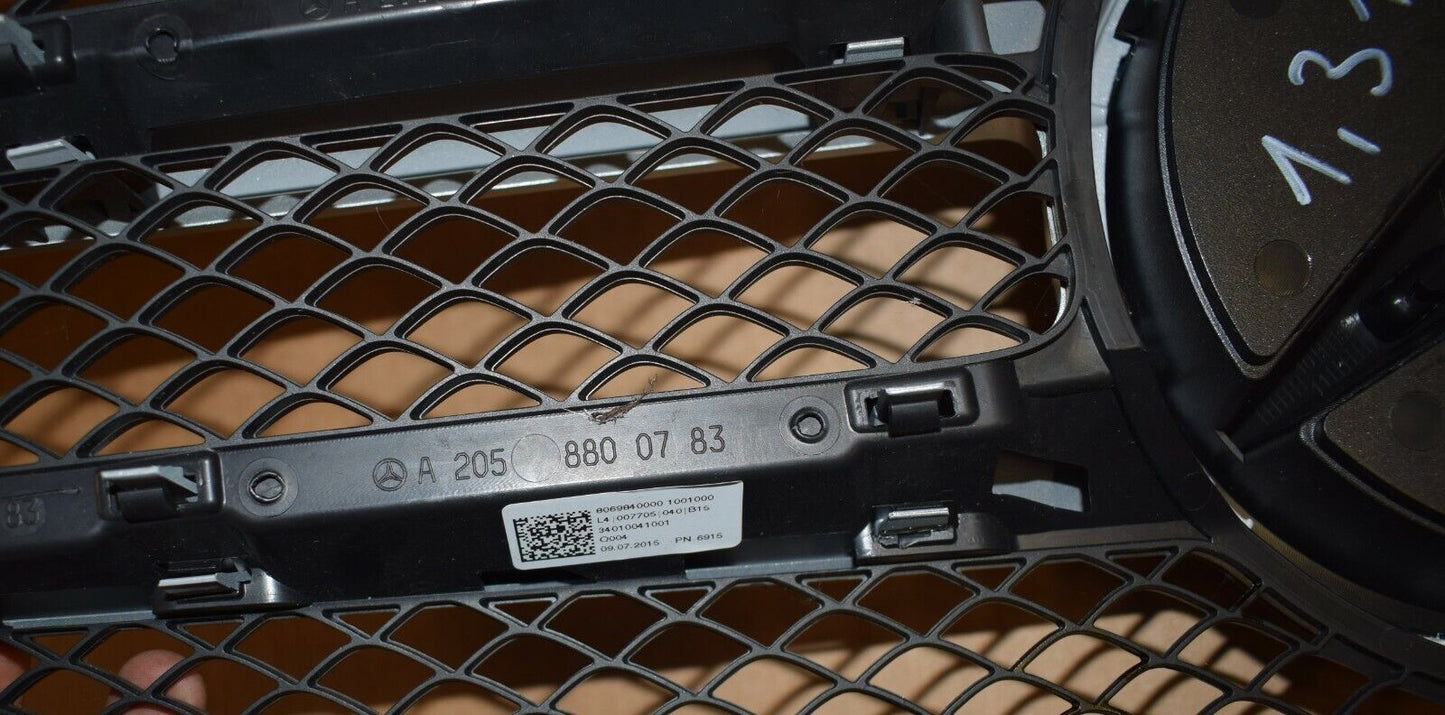Original Mercedes W205 AMG Gitter Grill Kühlergrill A2058800783