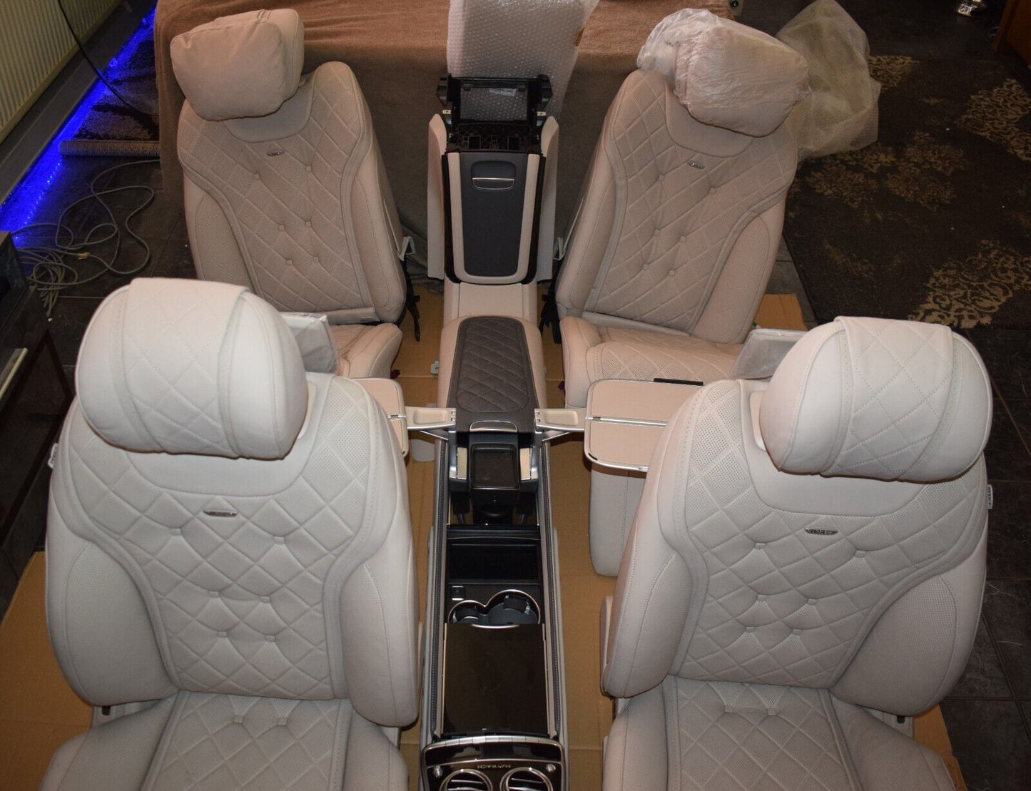 Original Mercedes S X222 Maybach Innenausstattung Sitze Tür Mittelkonsole Tische