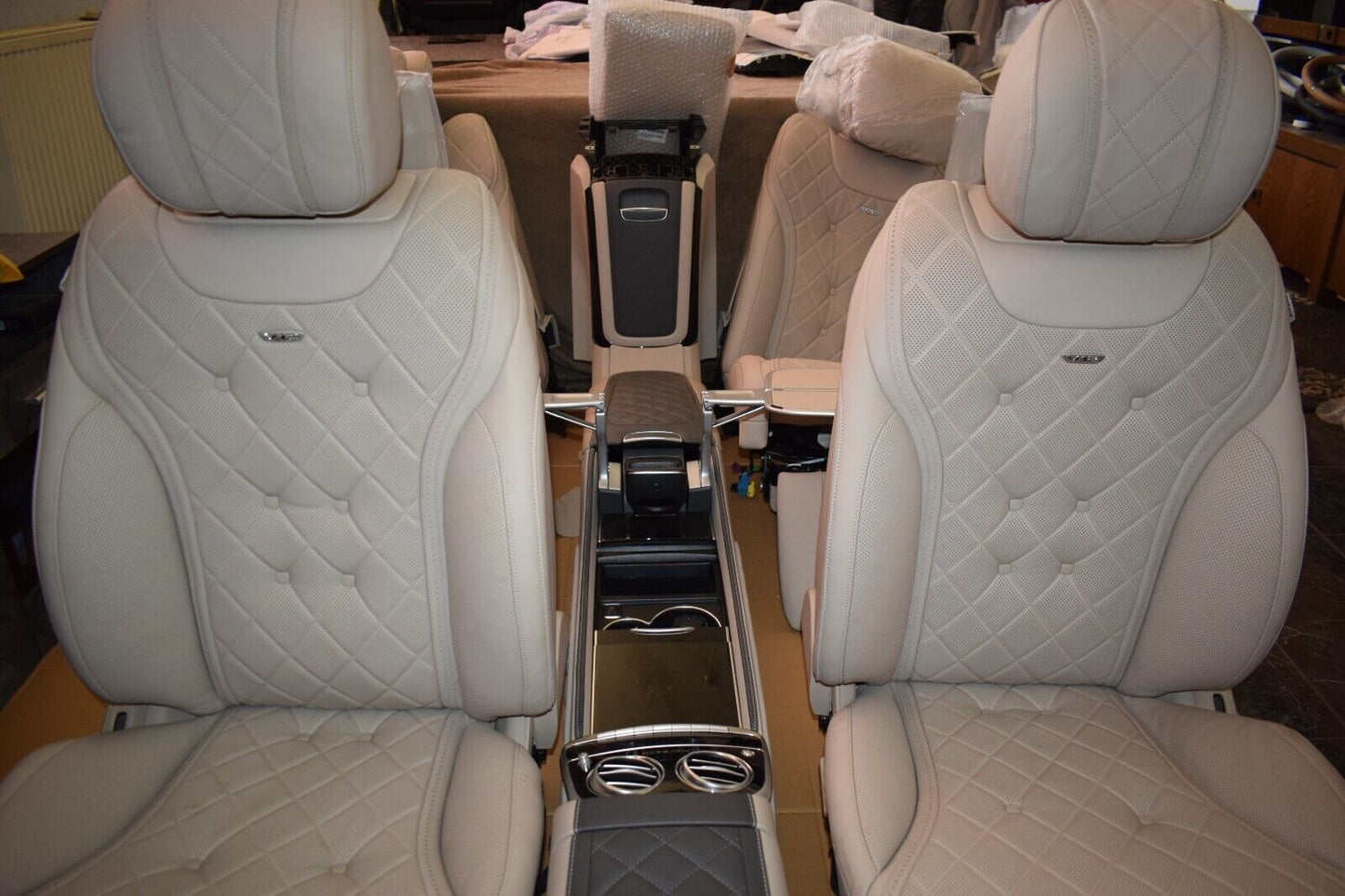 Original Mercedes S X222 Maybach Innenausstattung Sitze Tür Mittelkonsole Tische