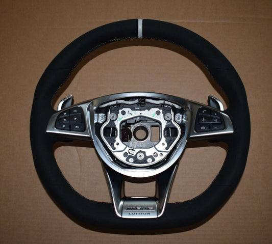 Original Mercedes AMG Lenkrad a45 w176 edition cla w117 a klasse Alcantara Neu