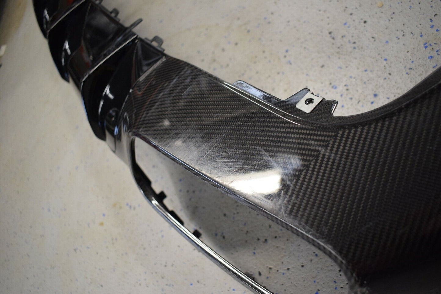 Original Mercedes GT X290 Carbon Diffusor hinten unten