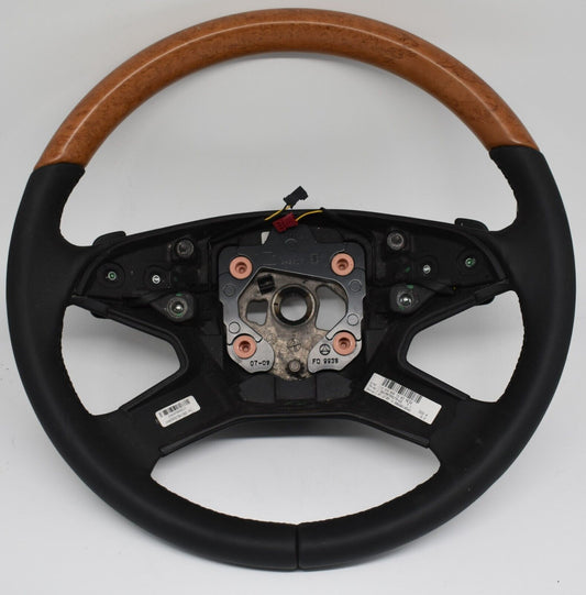 Original Mercedes w164 ML W251 R Klasse Holzlenkrad a1644607203 schwarz