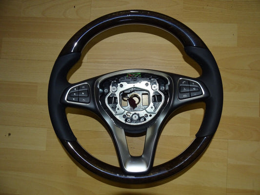 Mercedes Lenkrad Holzlenkrad Eucalyptus E V Klasse w213 GLS 218 Viano w447