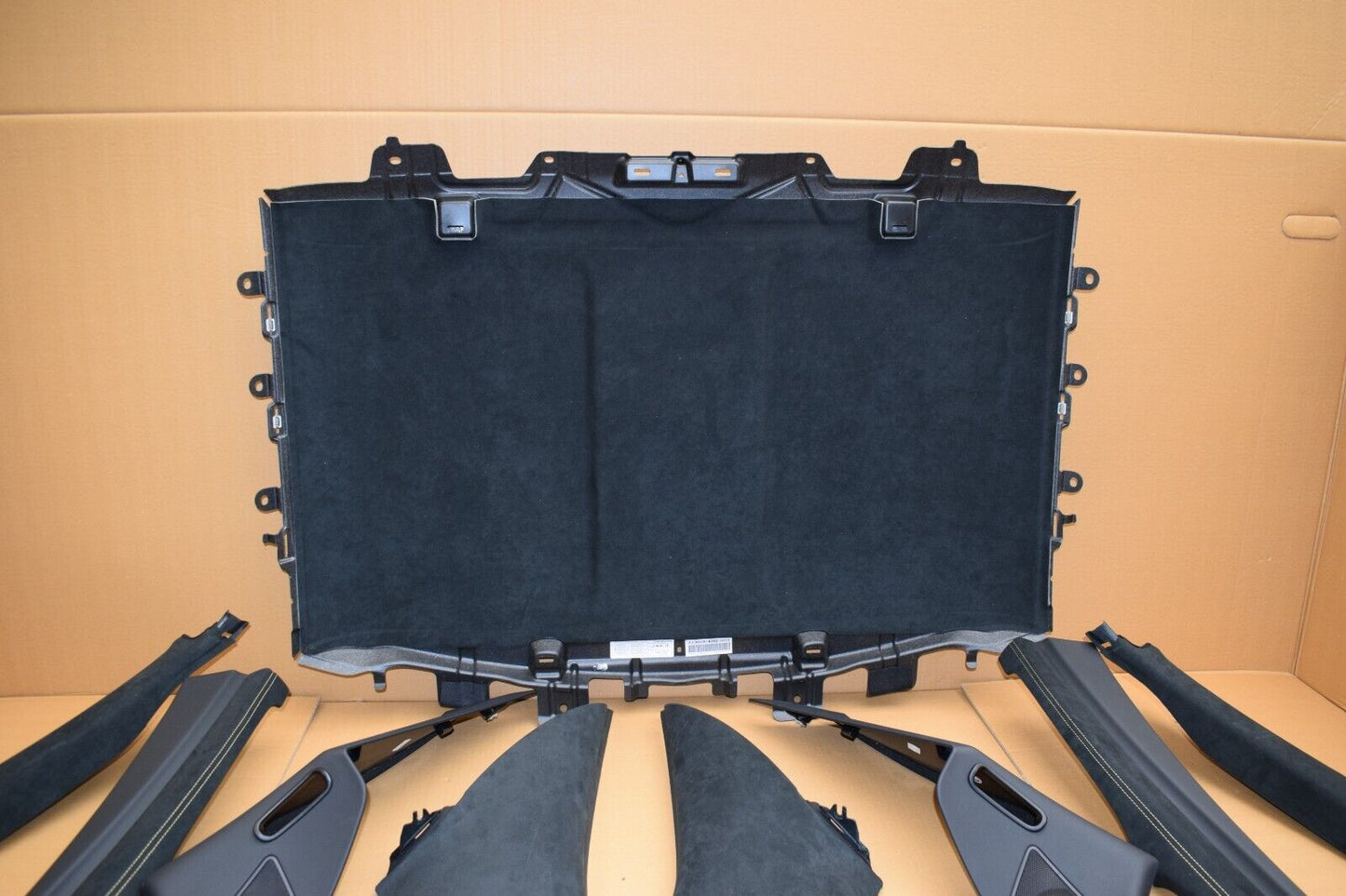 Original Mercedes c190 GT Alcantara Himmel Verkleidung A Säule Sonnenblende