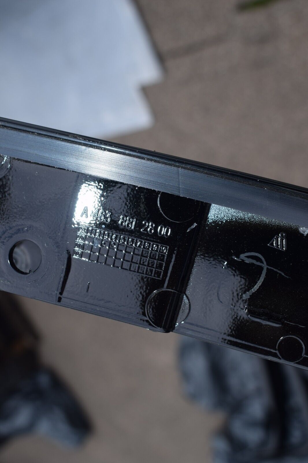 Original Mercedes G Klass w463A a4638812800 Kotflügelverbreiterung hinten rechts