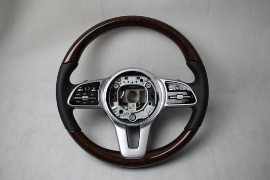 Original Mercedes Holzlenkrad Lenkrad w213 213 Holz Leder E Klasse schwarz