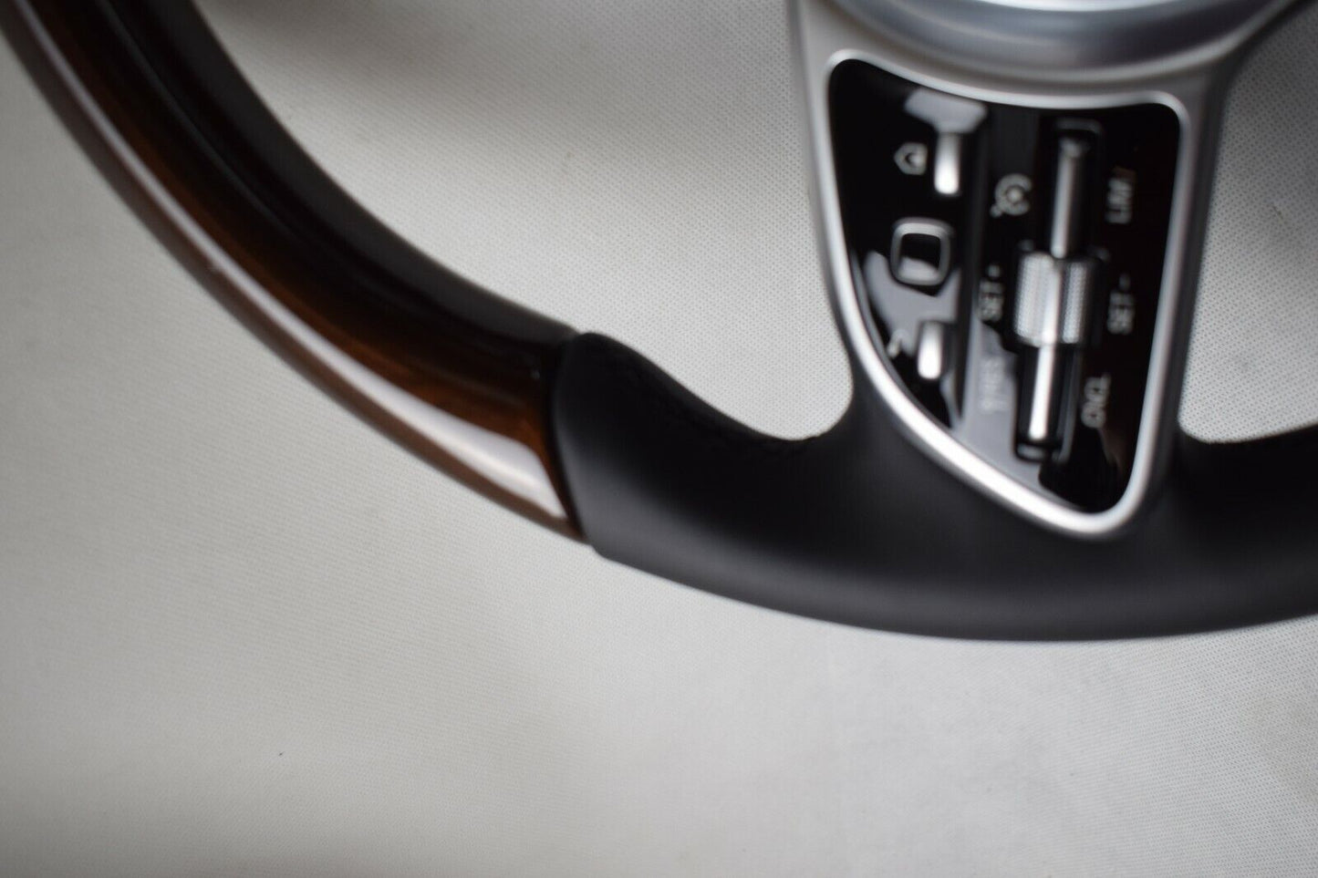 Original Mercedes Holzlenkrad Lenkrad w213 213 Holz Leder E Klasse schwarz