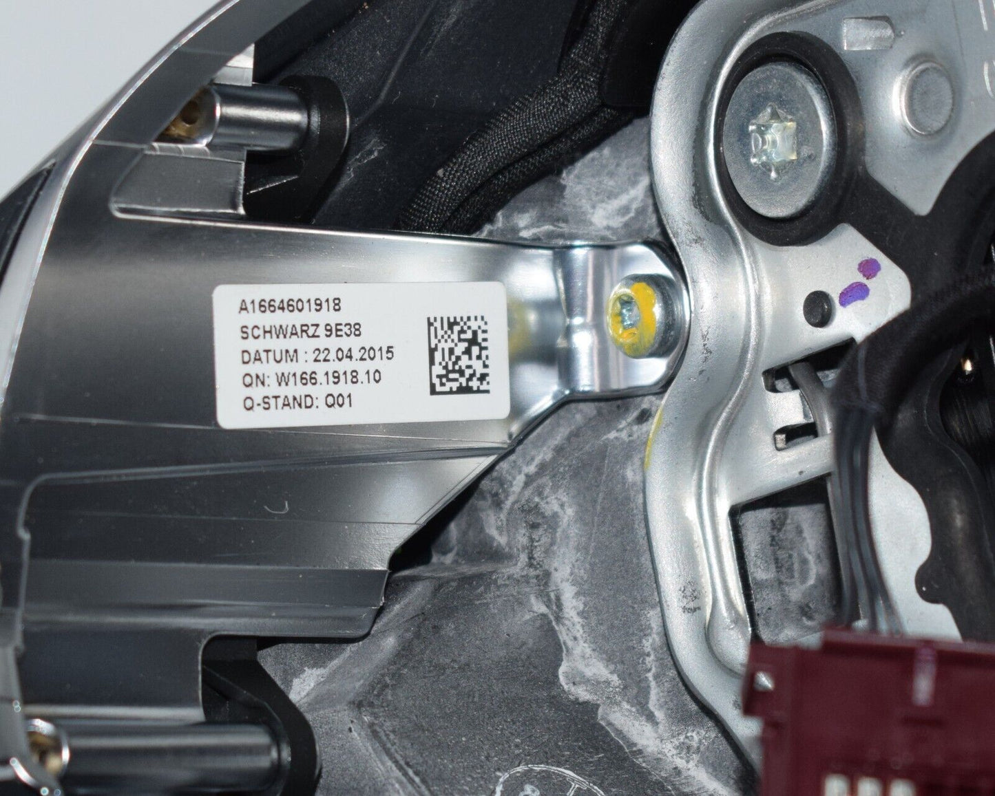 Original Mercedes Holzlenkrad Lenkrad G Klasse w463 a1664601918 schwarz