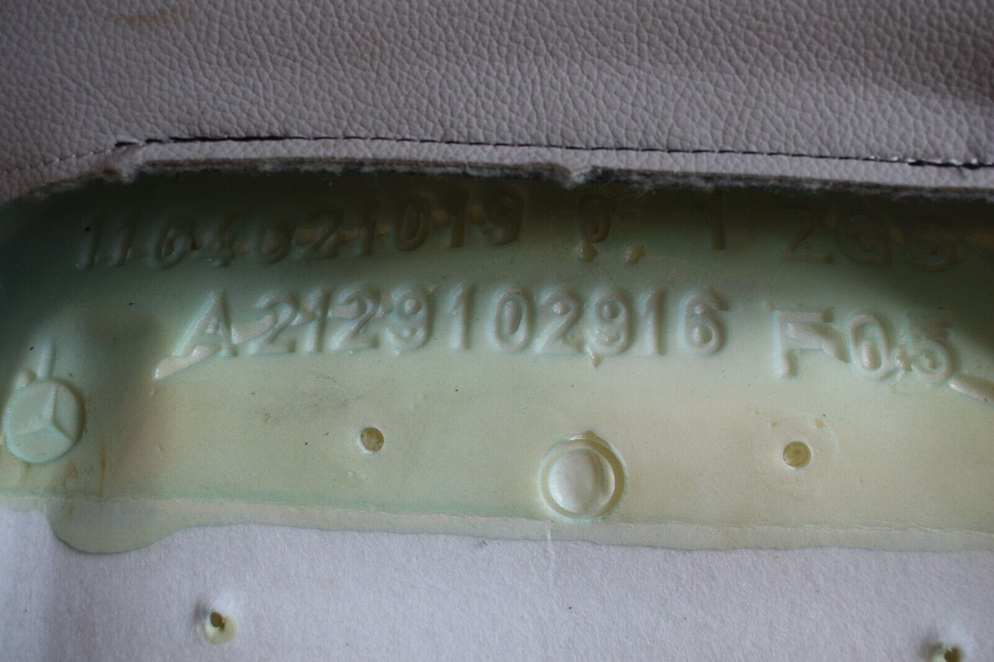 Original Mercedes Sitzbezug w212 212 E Klasse Bezug Lehne Schaumteil