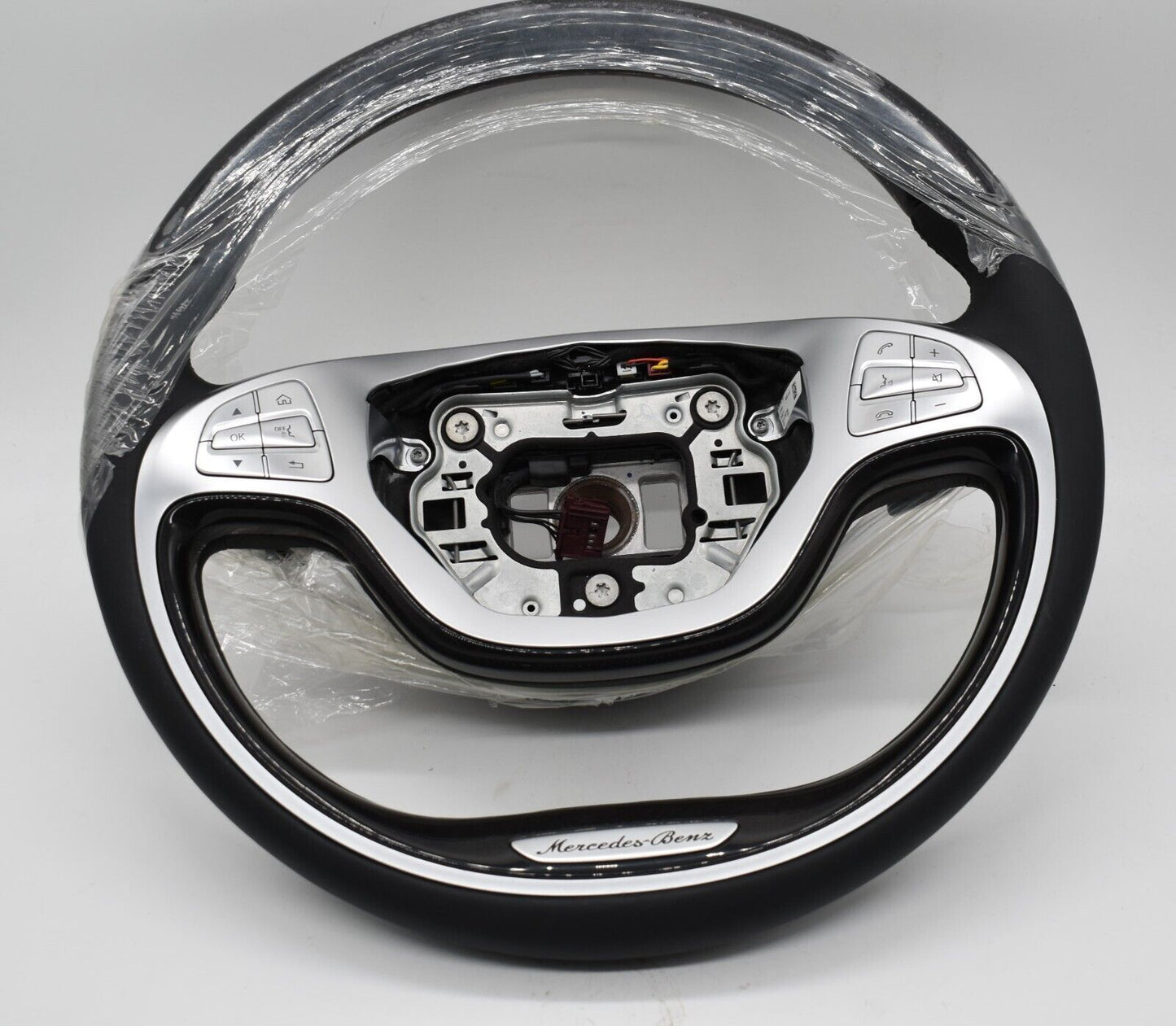 Original Mercedes Holzlenkrad w222 S Klasse Lenkrad Schwarz heizbar