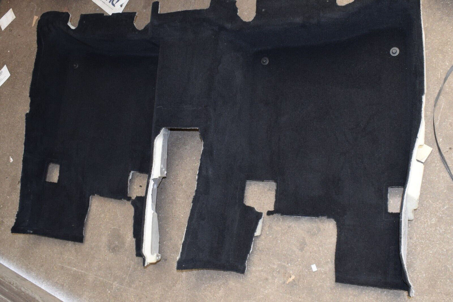 Original Mercedes w222 S Klasse Fußraumboden Teppich A2226801241 hinten lang