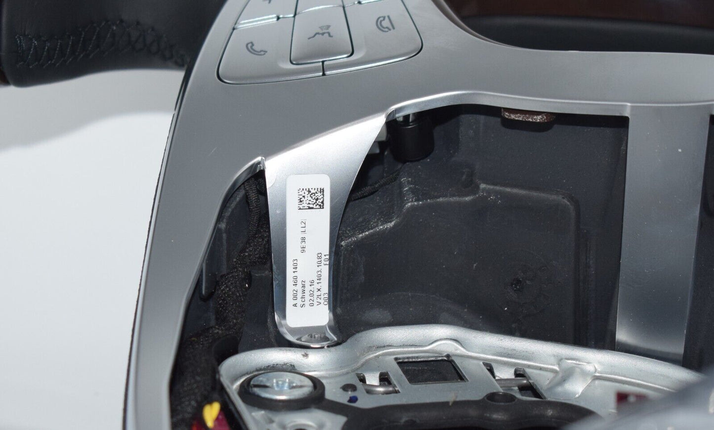 Original Mercedes Holzlenkrad w222 S Klasse Spurassistent schwarz a0024601403