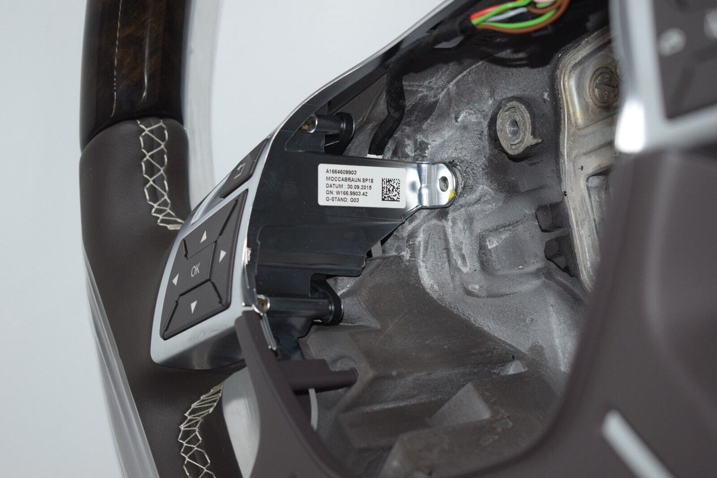 Original Mercedes GL X166 Holz Holzlenkrad w166 Lenkrad Eukalyptus a 1664609903