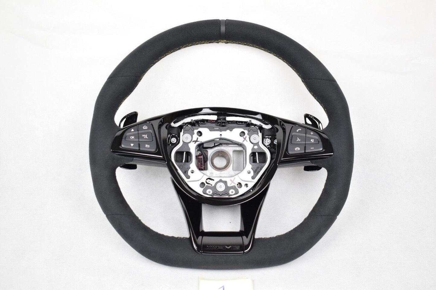 Original Mercedes Amg Performance Lenkrad C190 A190 Gts Gtr Gt Nightpaket Gelb